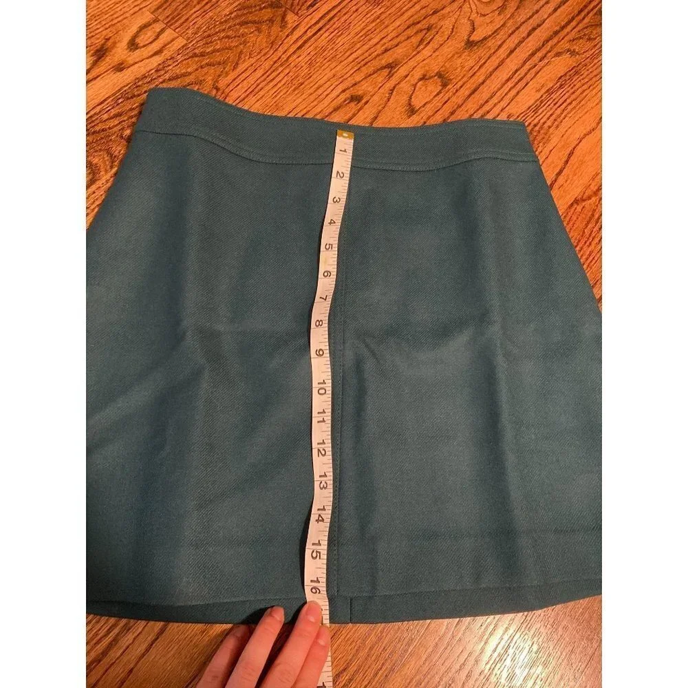 NEW J. Crew | Princess Mini Skirt in Double Serge Wool Sz 8P‎